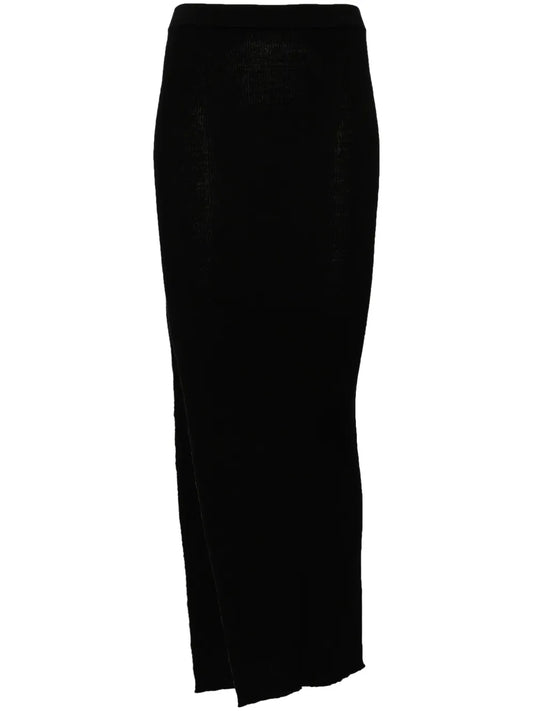 Ziggy Ribbed-Knit Maxi Skirt