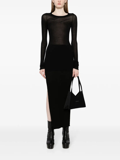 Ziggy Ribbed-Knit Maxi Skirt