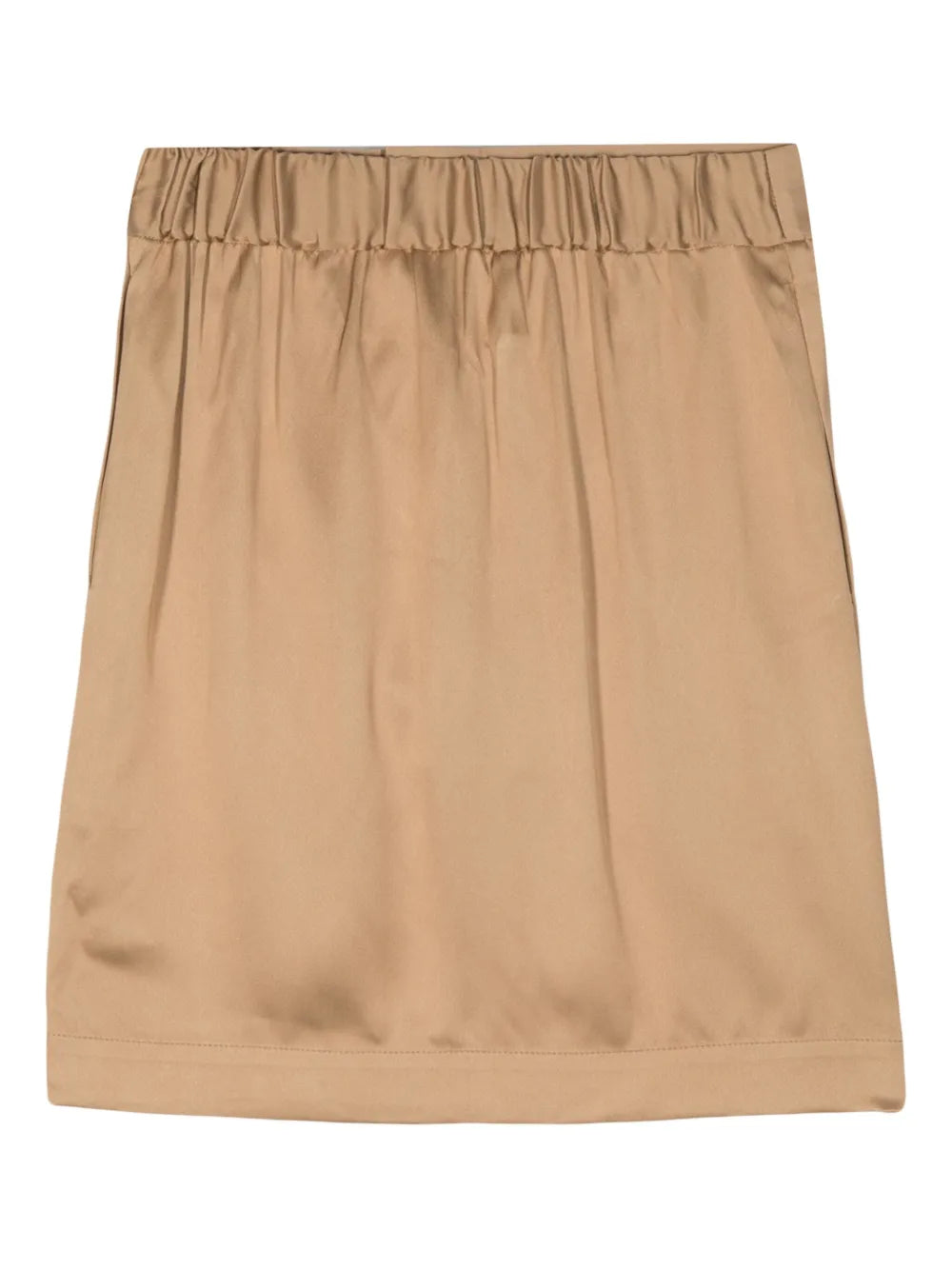 Panelled Elasticated-Waistband Skirt