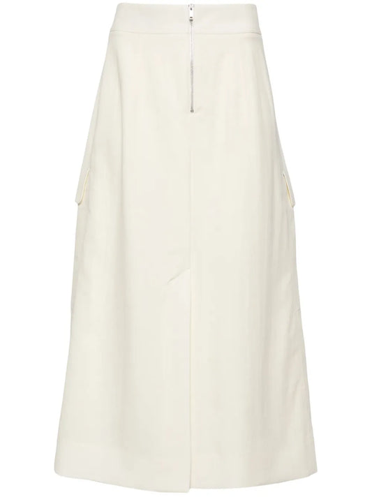 Tyrell Cotton-Blend Skirt