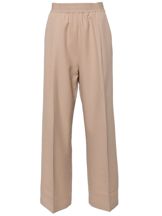 Pressed-Crease Straight Trousers
