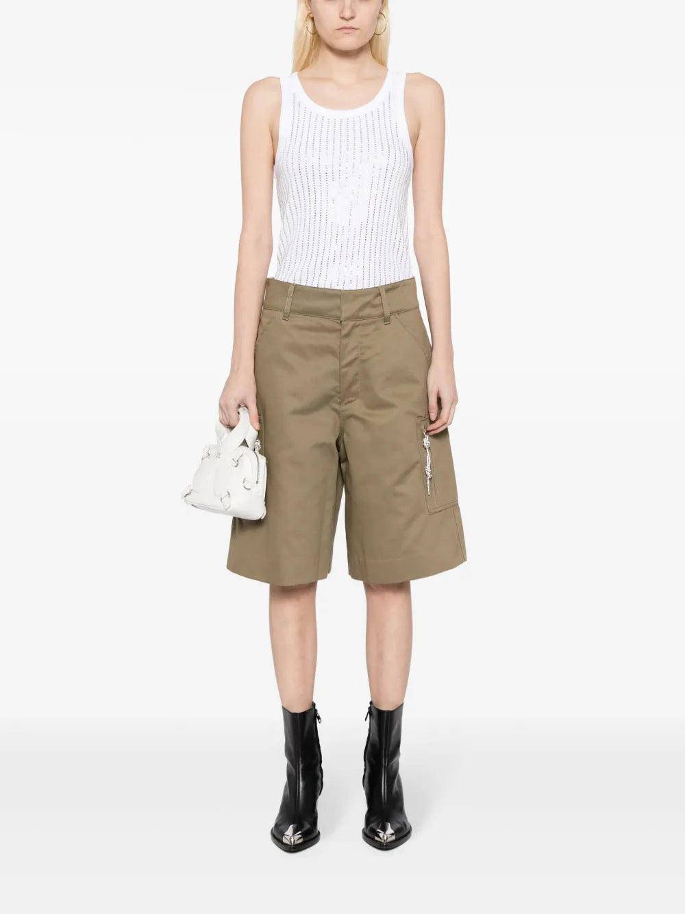 Nina Twill Cargo Shorts
