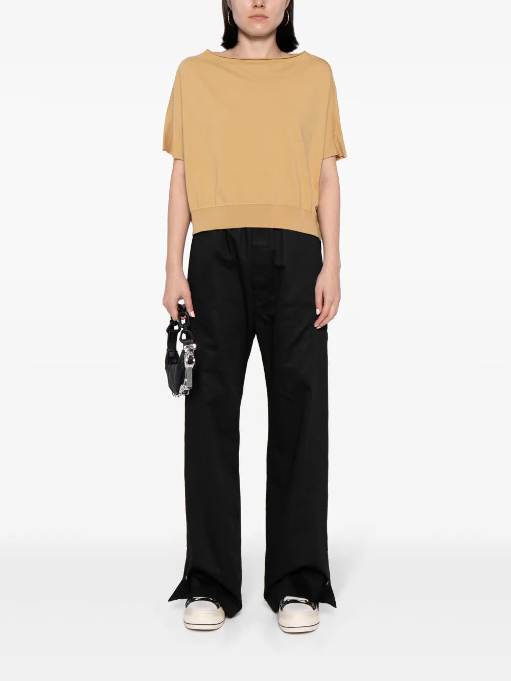 Cropped Cotton T-Shirt