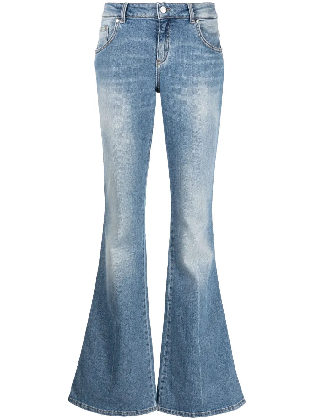 Low-Rise Bootcut Jeans