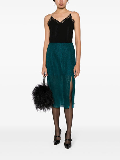 Double-Layered Silk Skirt