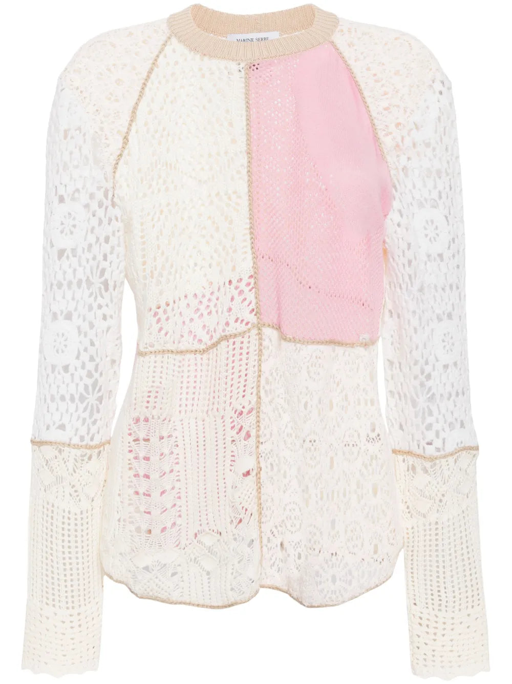 Regenerated Crochet-Knit Jumper