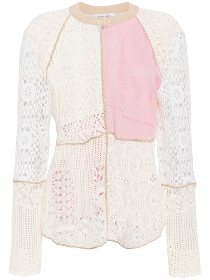 Regenerated Crochet-Knit Jumper