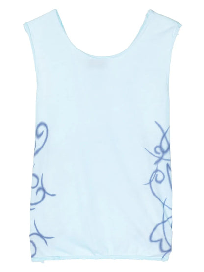 Twist-Front Organic-Cotton Top