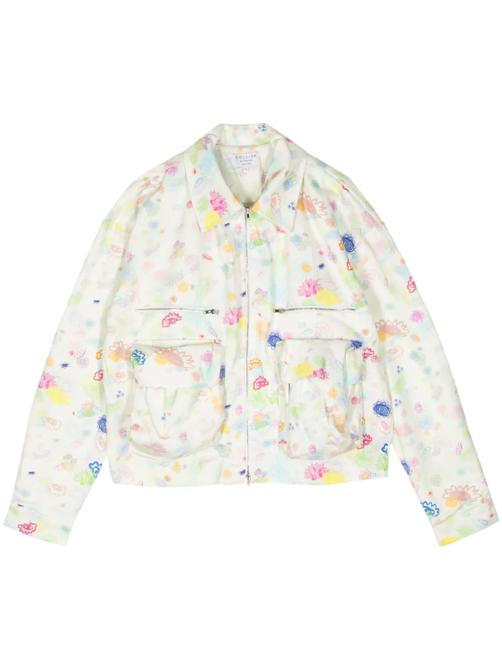 Bloom Doodle Cotton Twill Jacket
