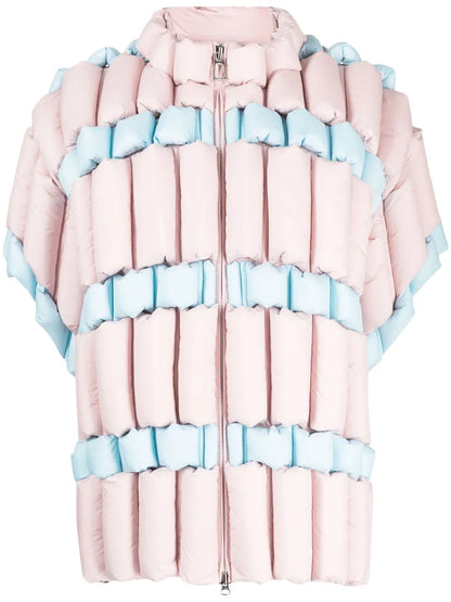 Mock-Neck Padded Jacket
