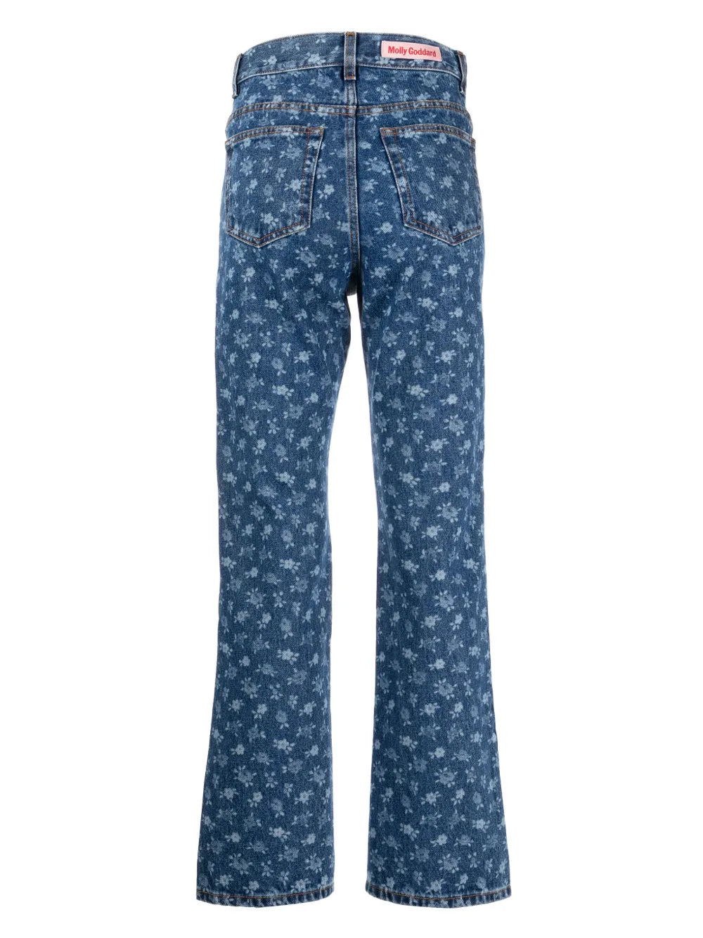 Dorianna Mid-Rise Straight-Leg Jeans