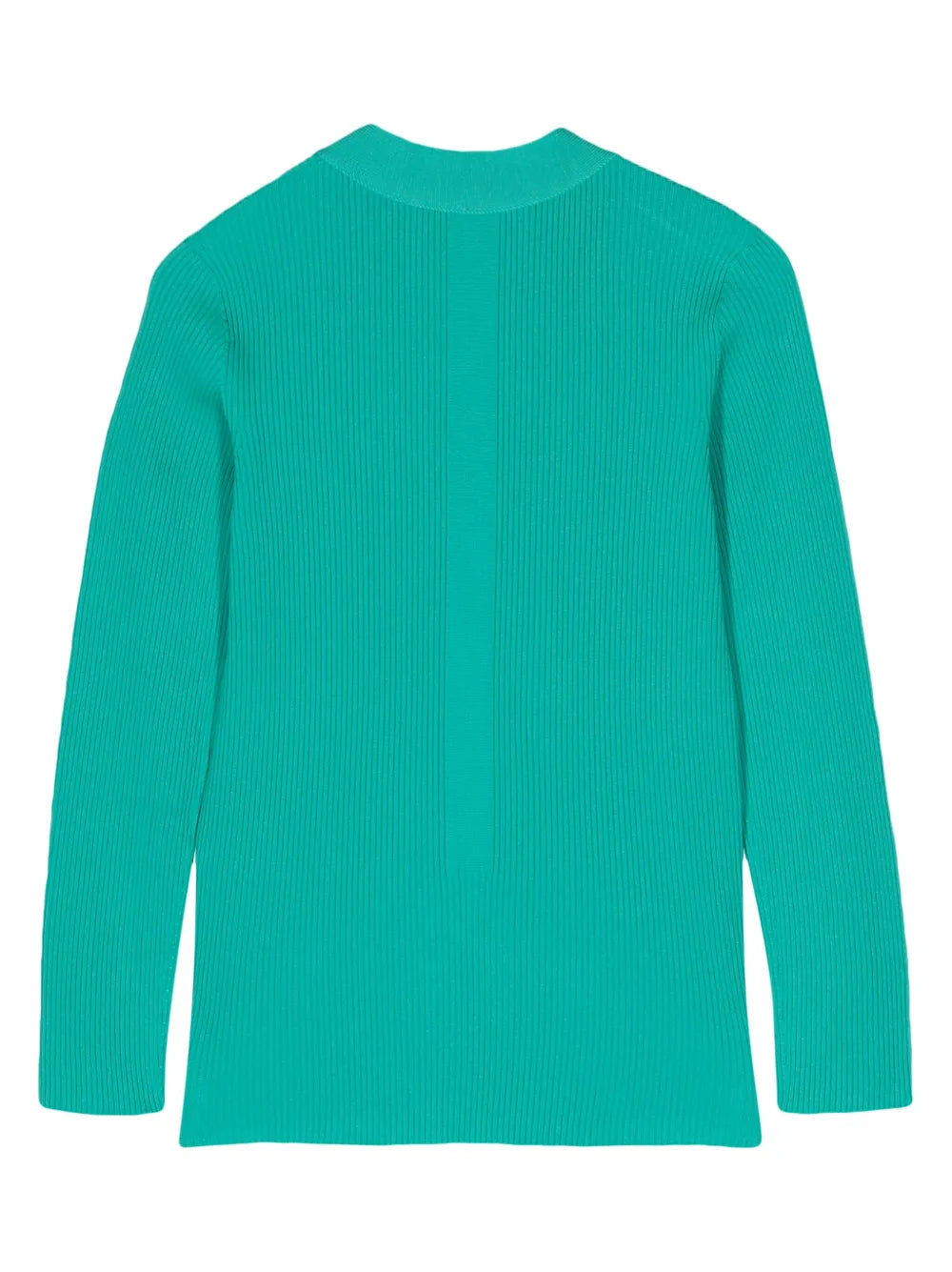 Fully Ribbed V-Neck Cardigan