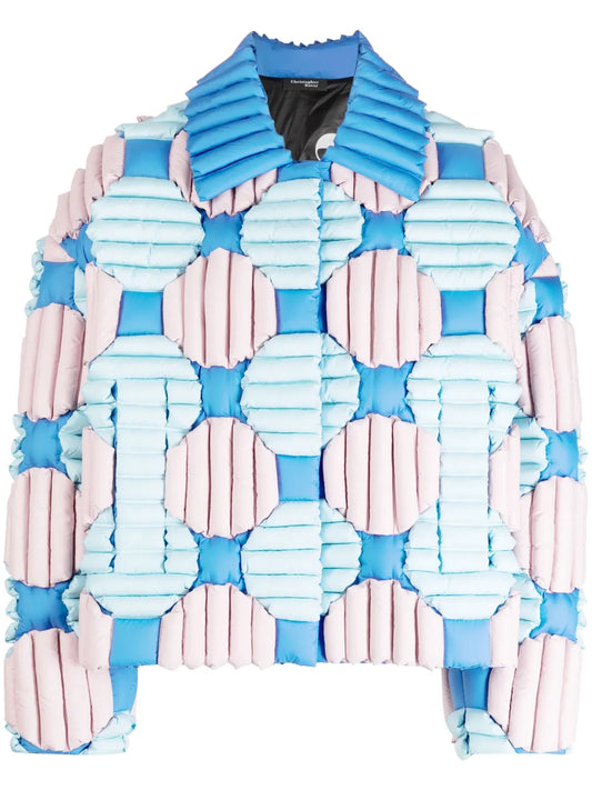 Colorful Round Fireworks Padded Jacket