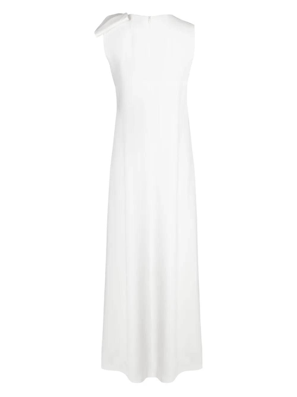 Bow-Detail Crepe Dress