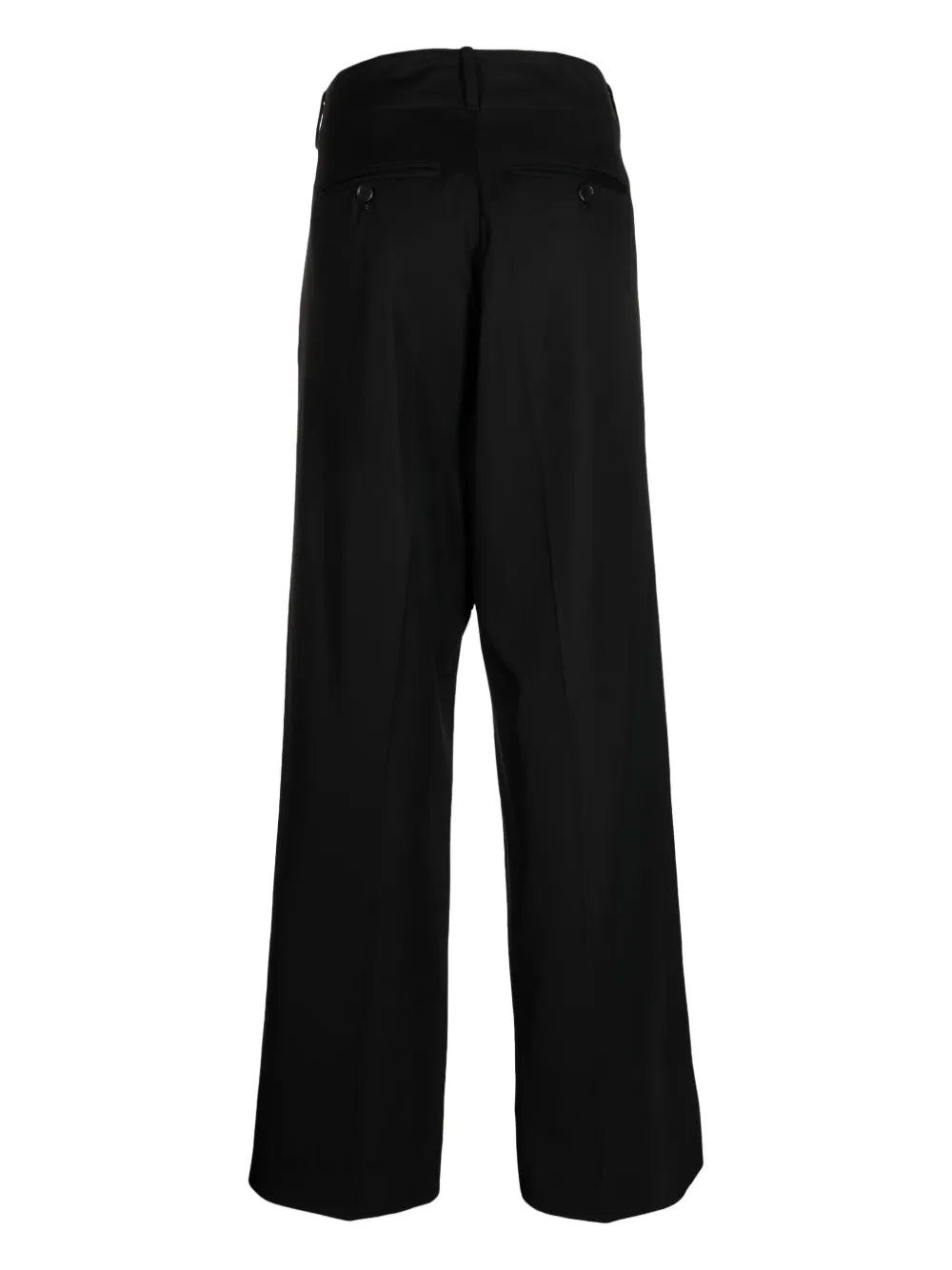 Pleated Wide-Leg Trousers