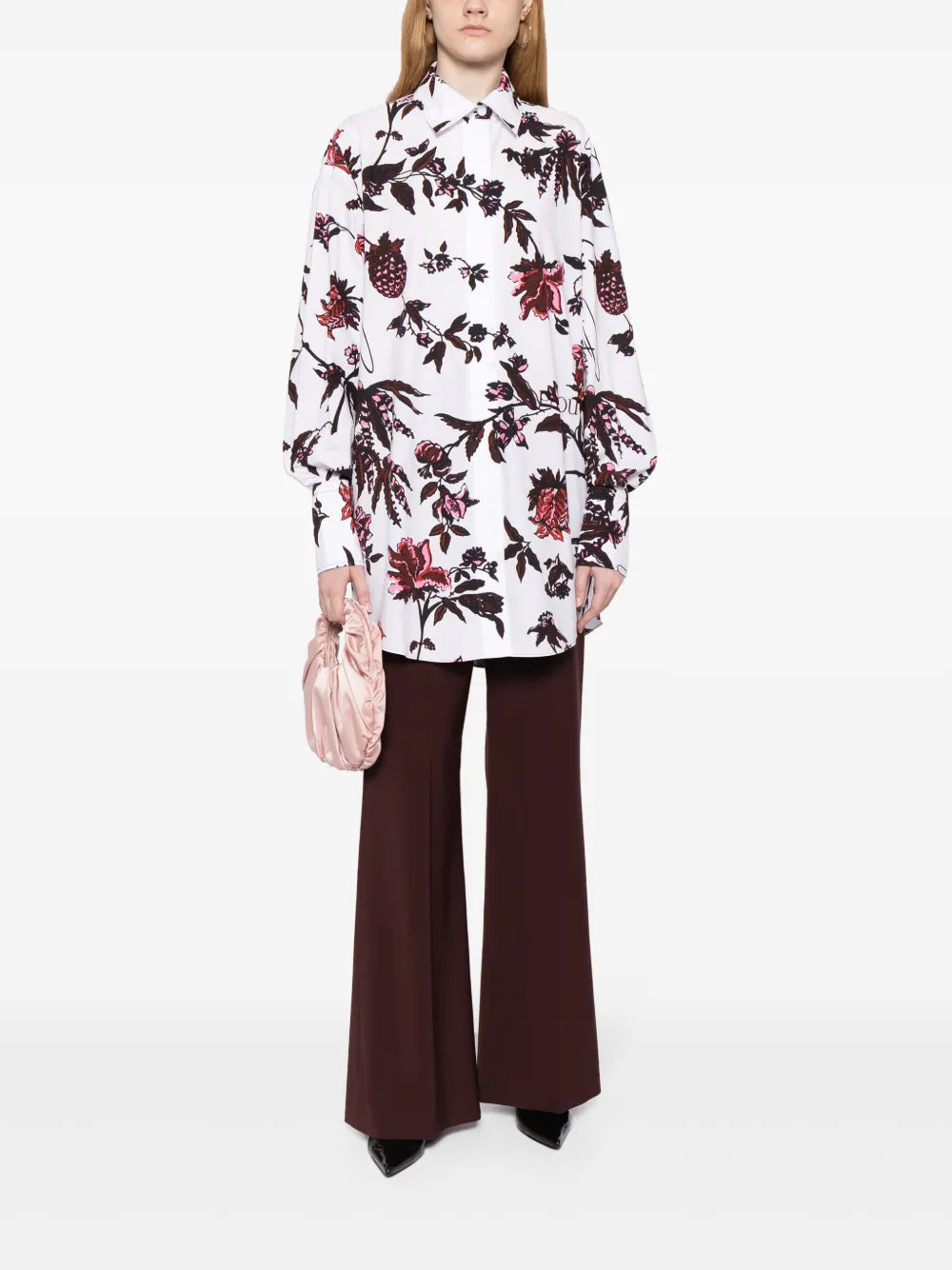 Floral Mini Shirtdress