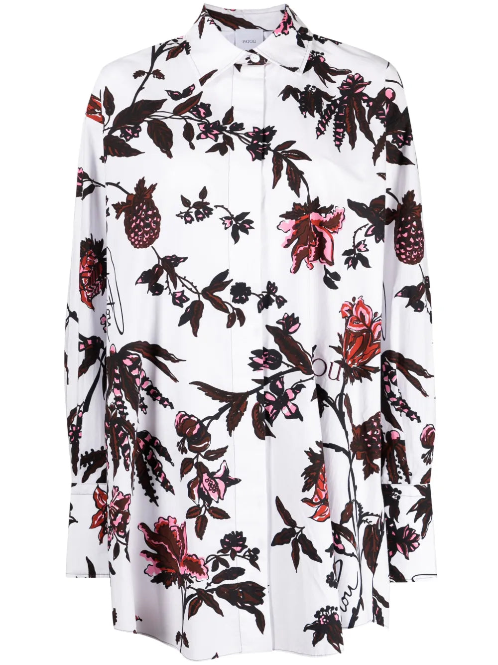 Floral Mini Shirtdress