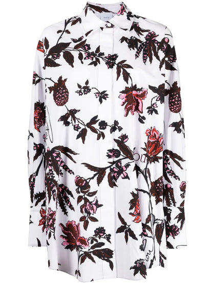 Floral Mini Shirtdress