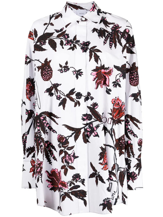 Floral Mini Shirtdress