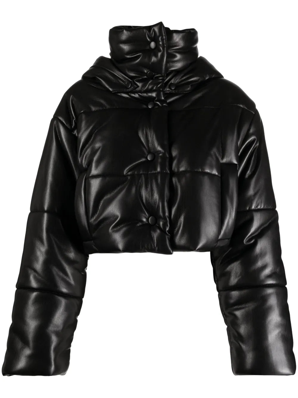 Hooded Cropped Puffer Jacket