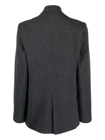 Single-Breasted Notched Blazer