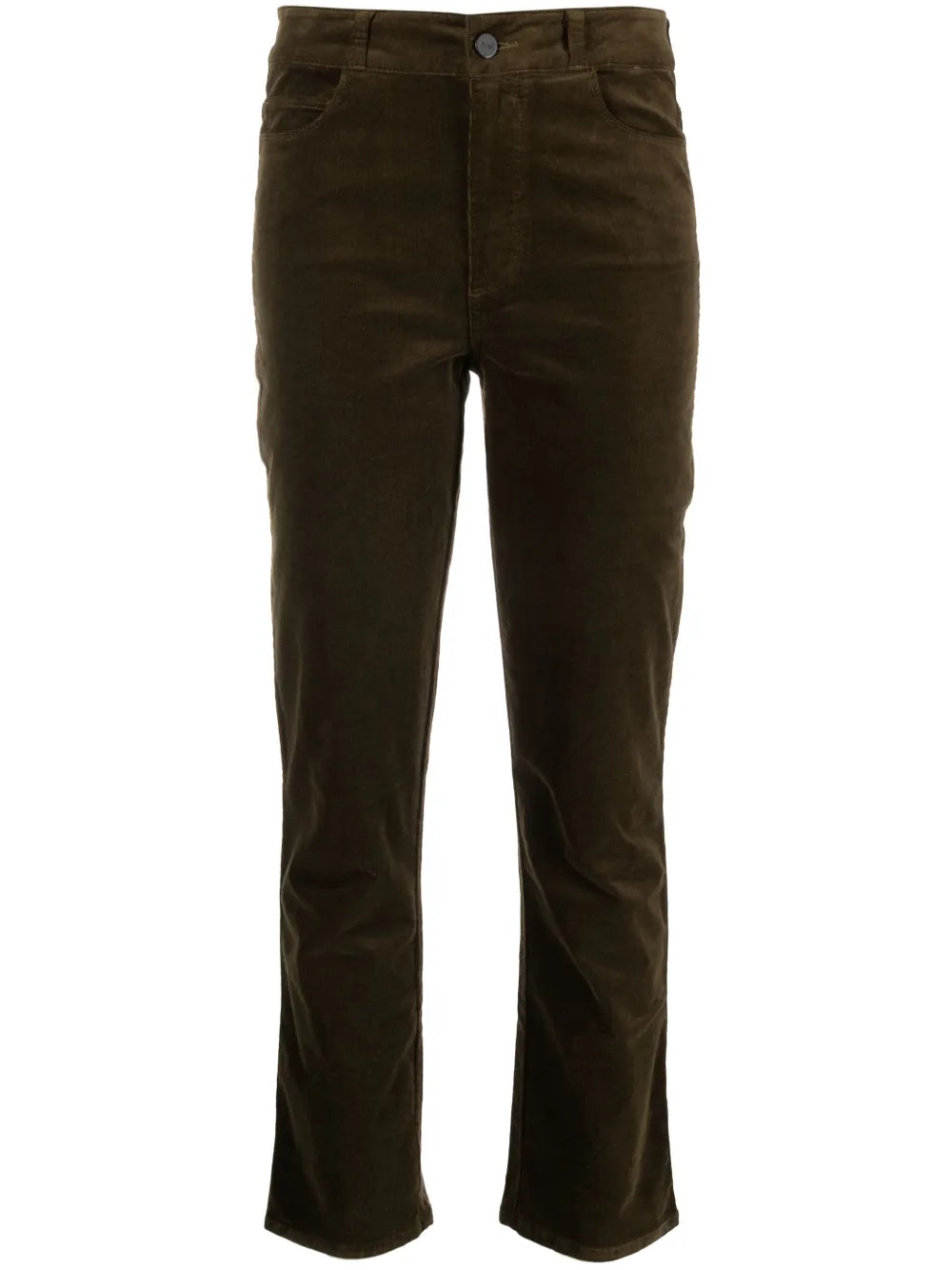 Logo-Patch Corduroy Slim-Fit Trousers