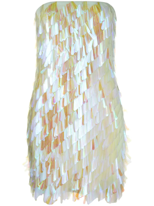 Sequin-Embellished Minidress