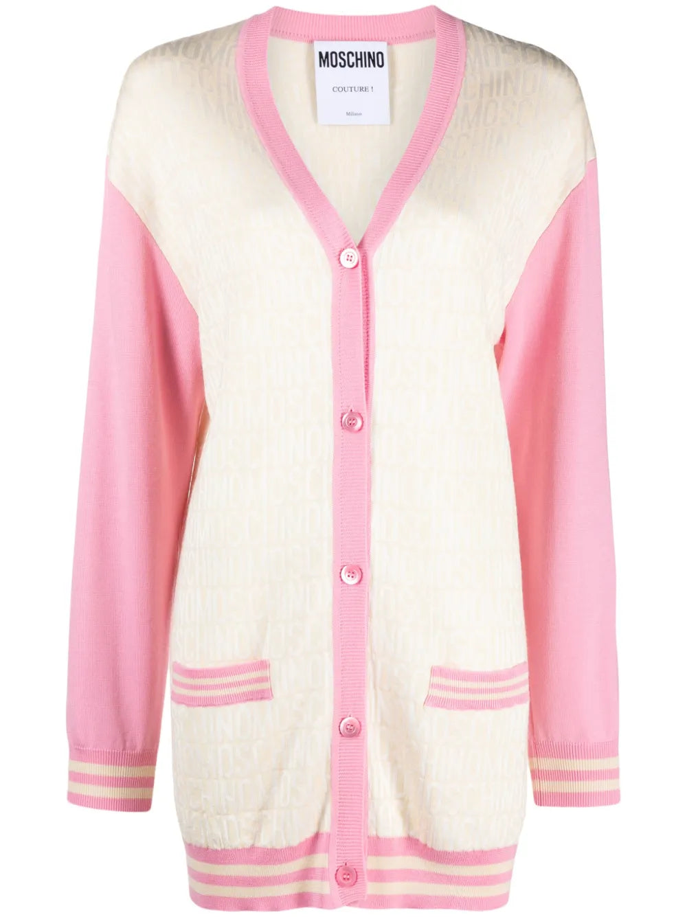 Monogram-Jacquard Cardigan