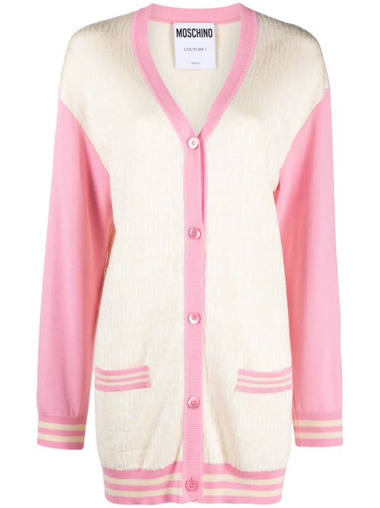 Monogram-Jacquard Cardigan