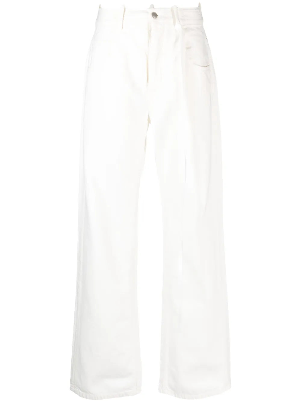 Wide-Leg Cotton Trousers
