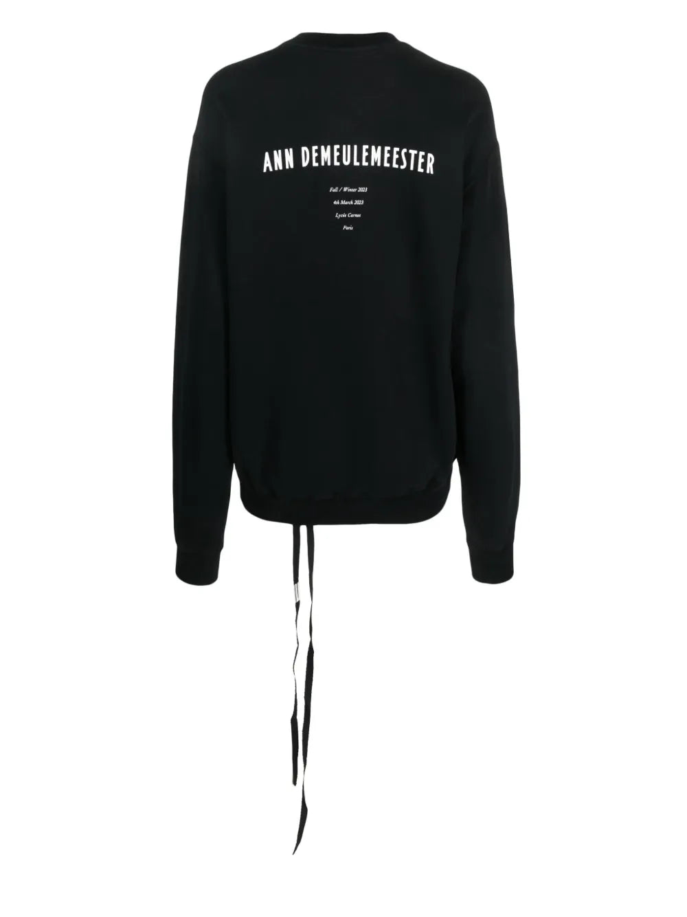 Feather-Print Cotton Sweatshirt