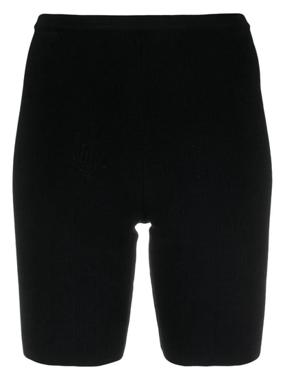 Logo-Waistband Skinny Track Shorts