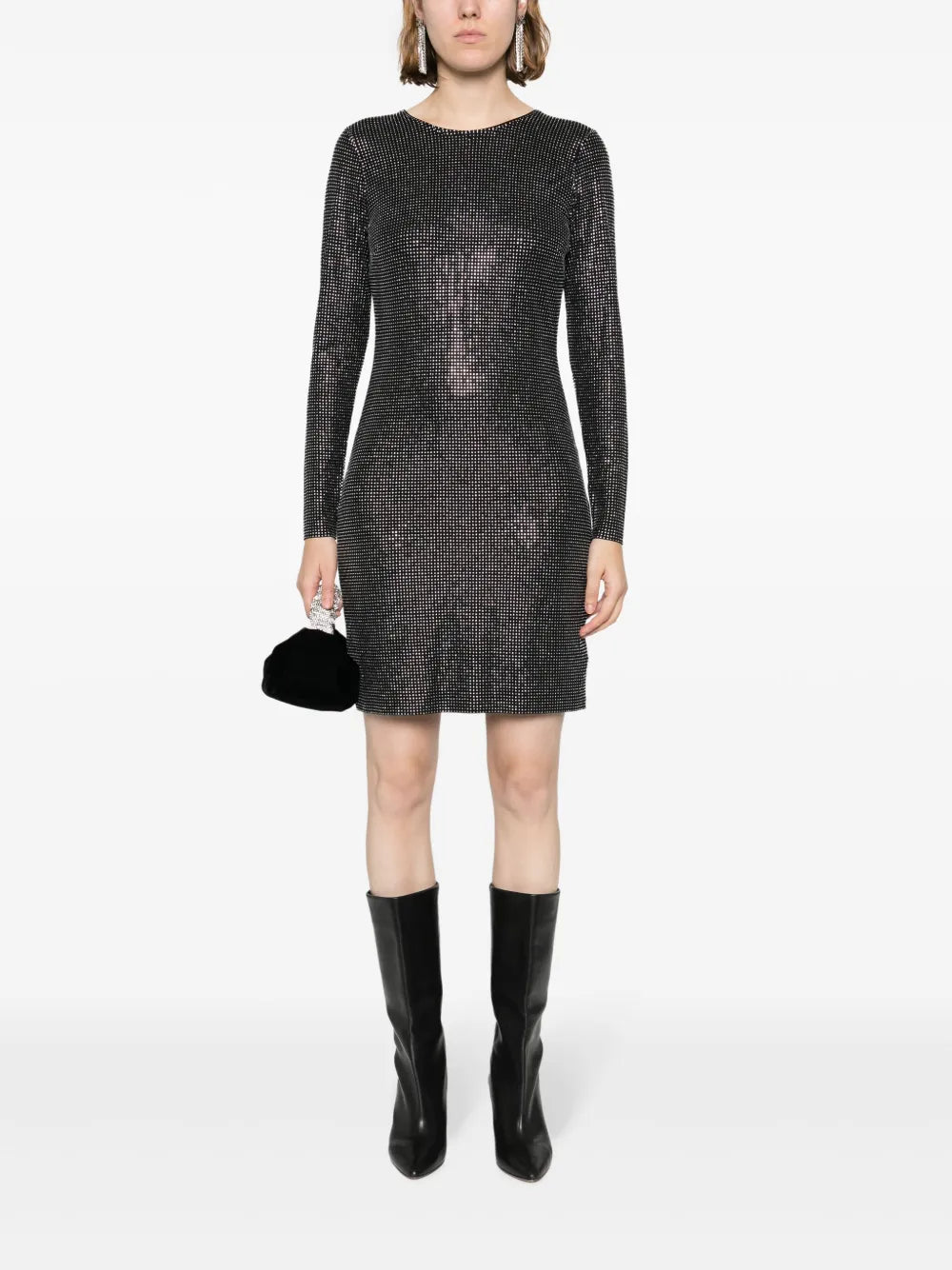 Embellished Mini Dress
