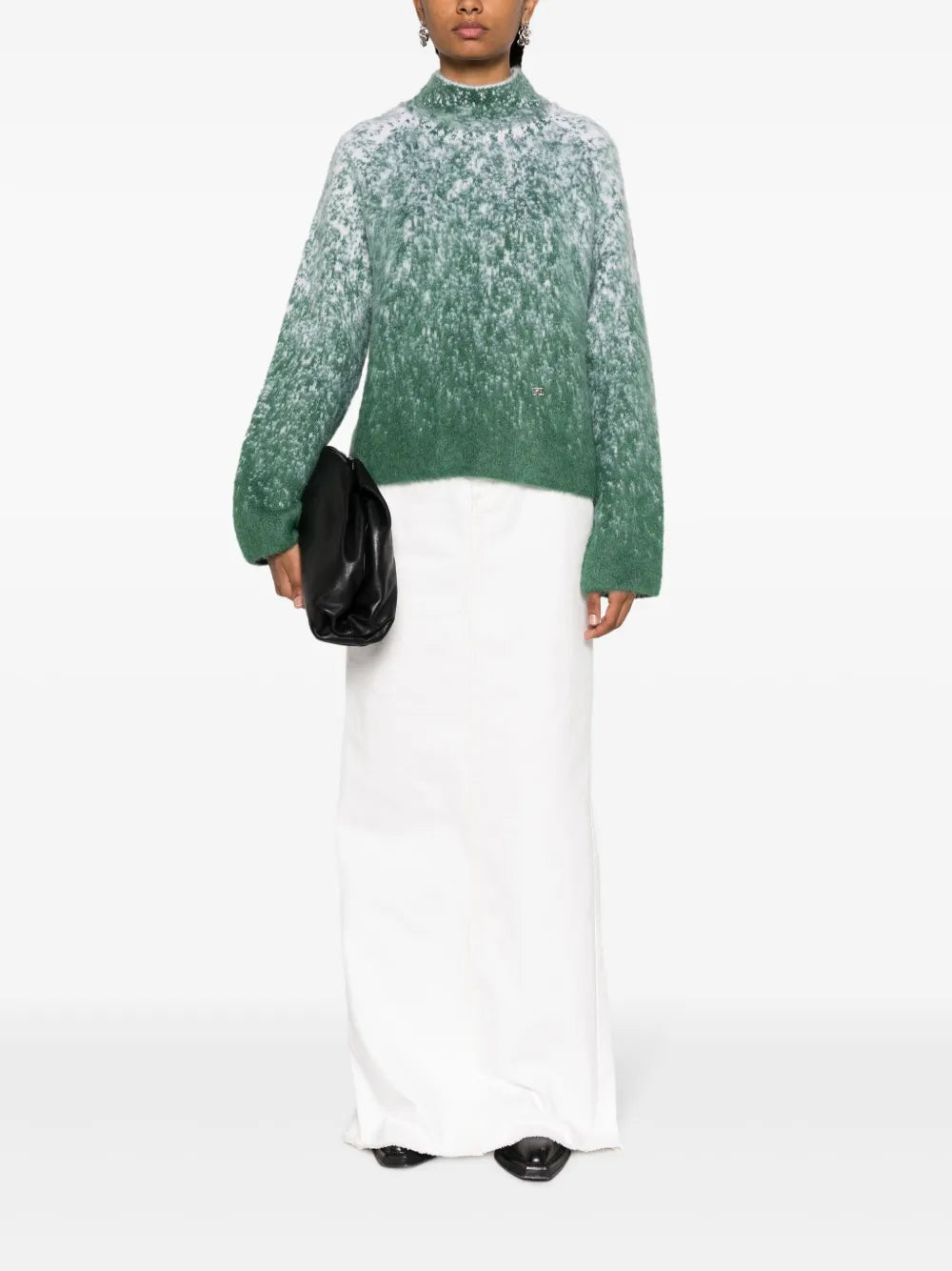 Two-Tone Brushed-Finish Jumper