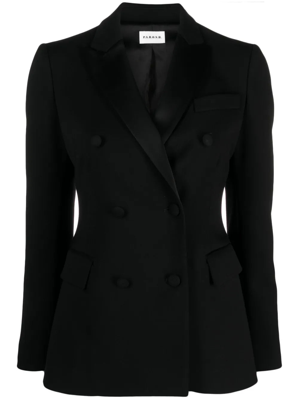 Tonal Double-Breasted Blazer