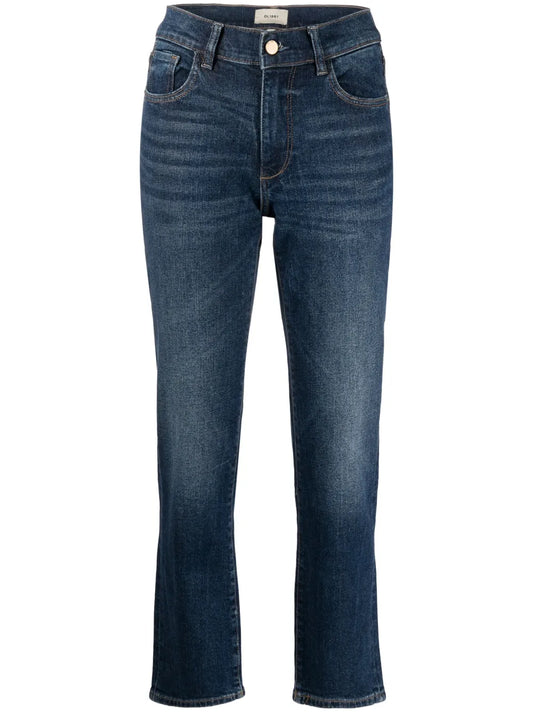 Mila Mid-Rise Cigarette Jeans