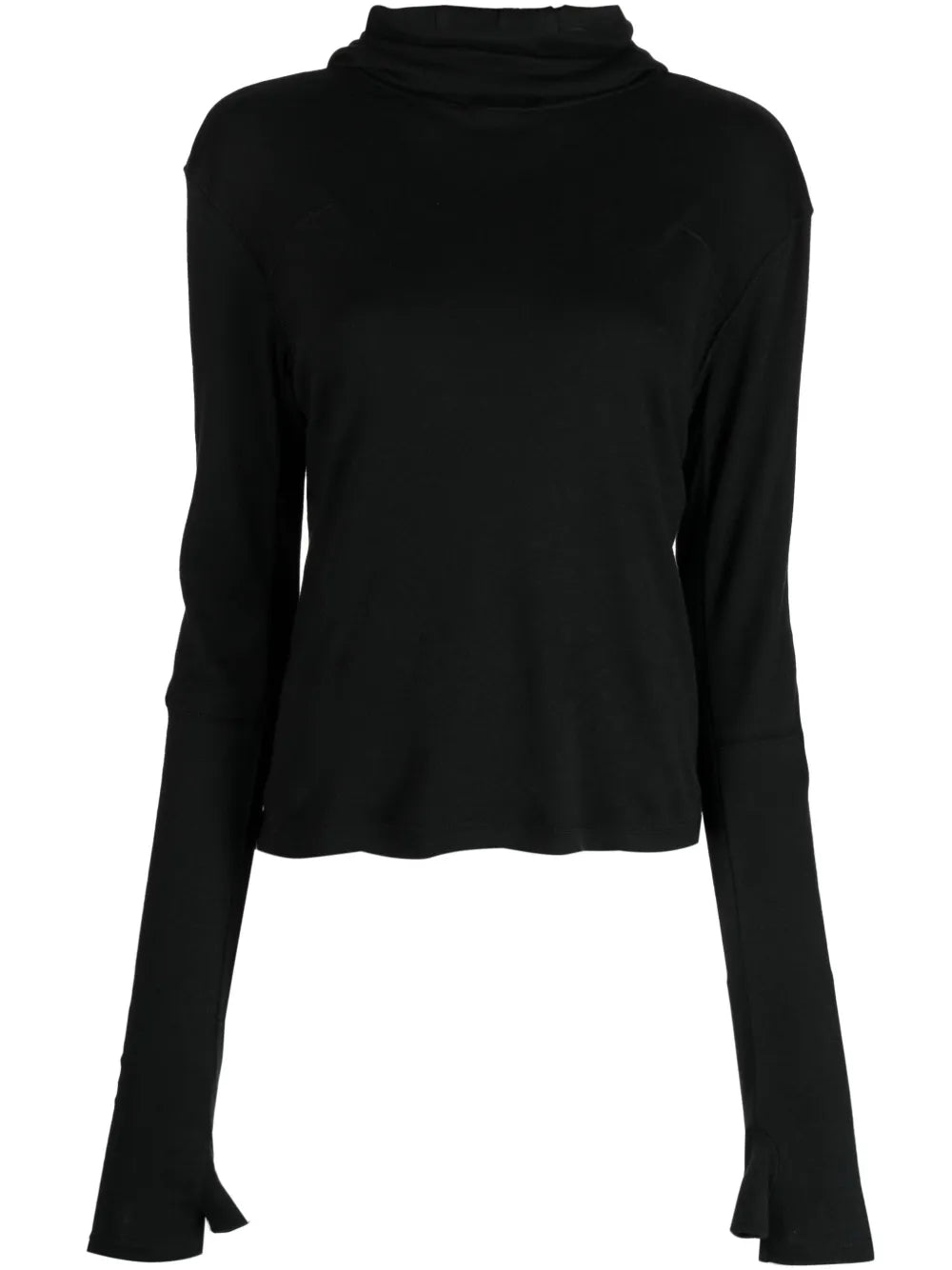 Animal-Ear Detail Cotton-Blend Hoodie