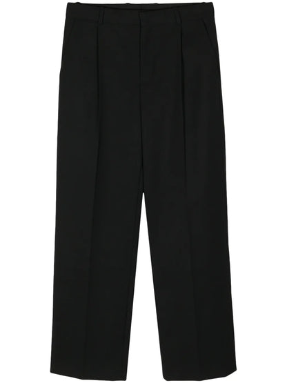 Pleat-Detail Tailored Trousers