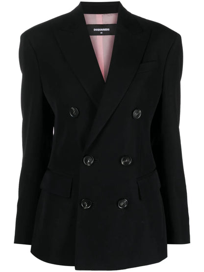 Double-Breasted Wool Blazer