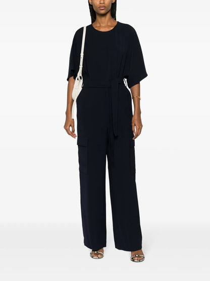 Poker Short-Sleeve Jumpsuit
