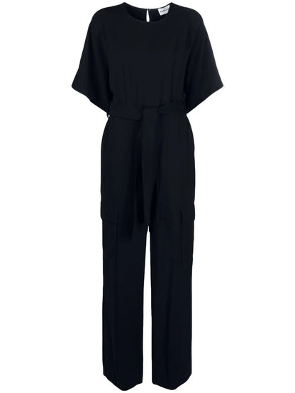 Poker Short-Sleeve Jumpsuit