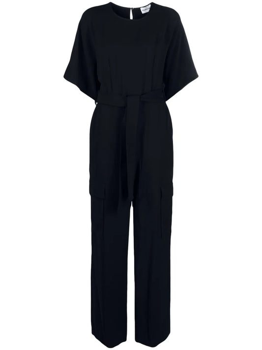 Poker Short-Sleeve Jumpsuit