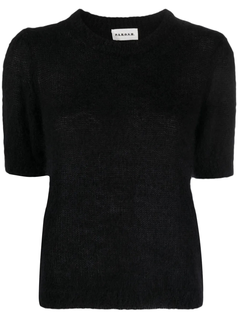 Crew-Neck Short-Sleeve Top