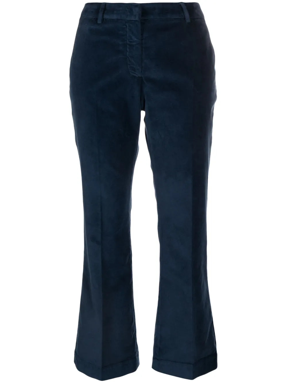 Concealed-Fastening Flared Trousers