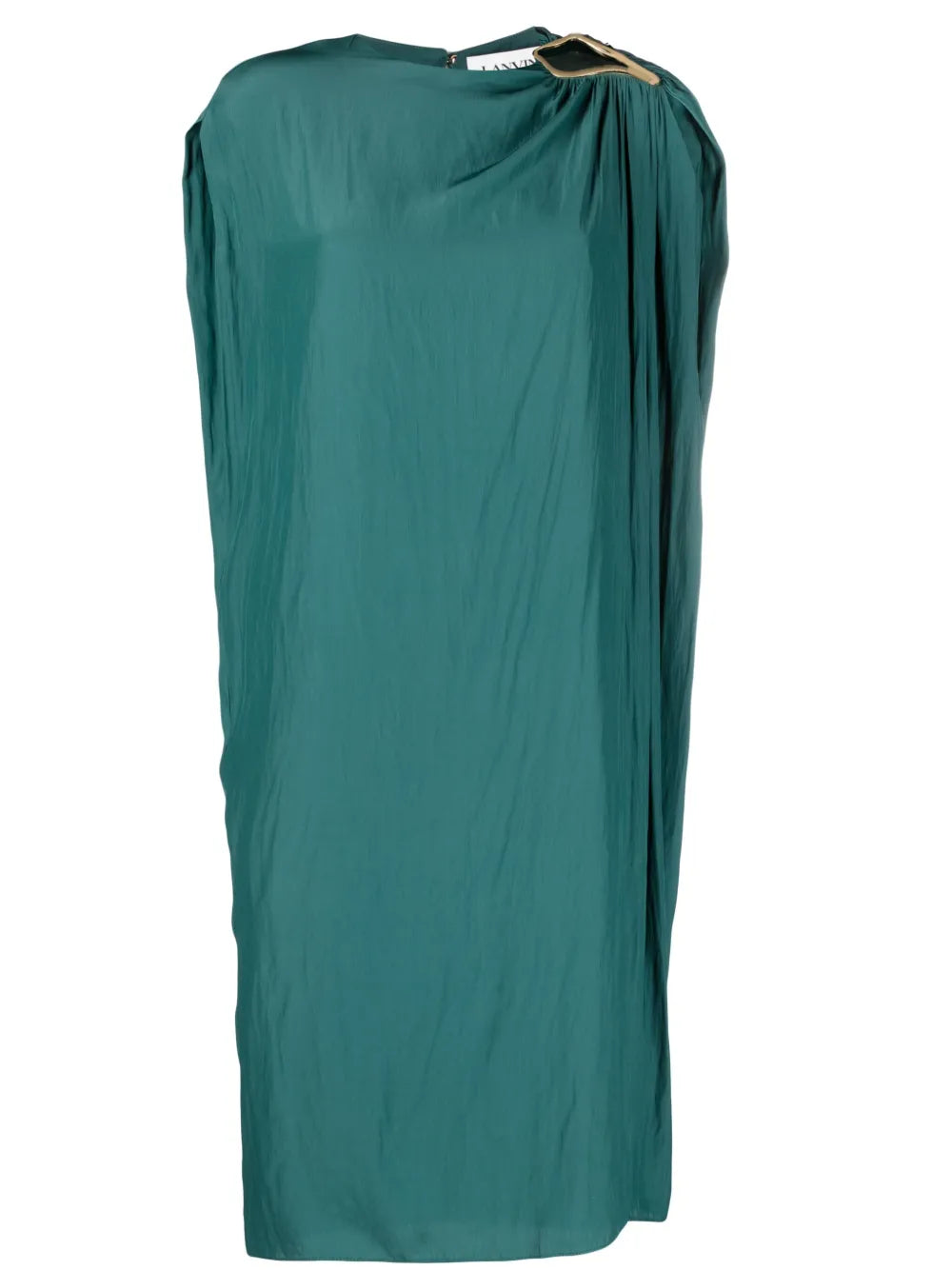 Ring-Detail Midi Dress