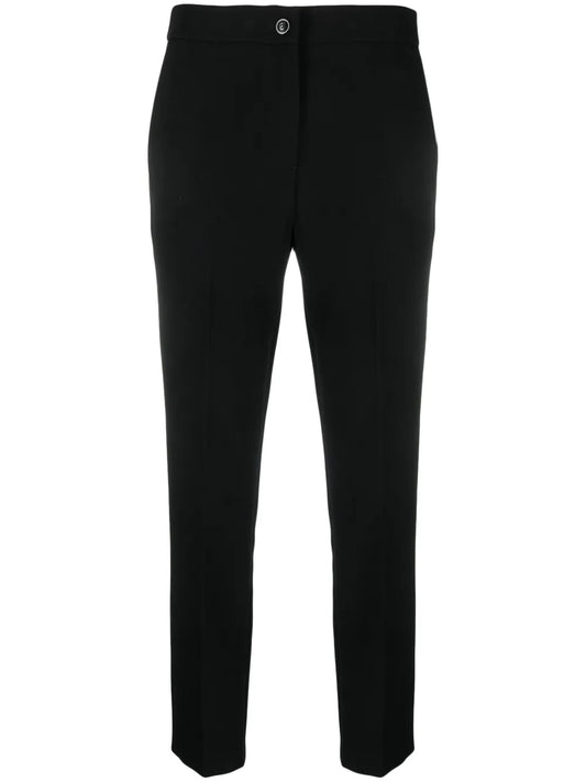 Tailored Slim-Cut Cigarette Trousers