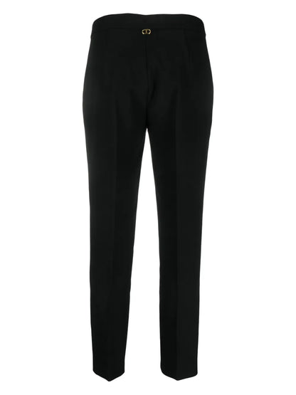 Tailored Slim-Cut Cigarette Trousers
