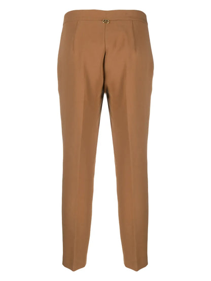 Tailored Slim-Cut Cigarette Trousers