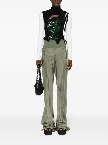 Sequin-Embellished Panelled Top