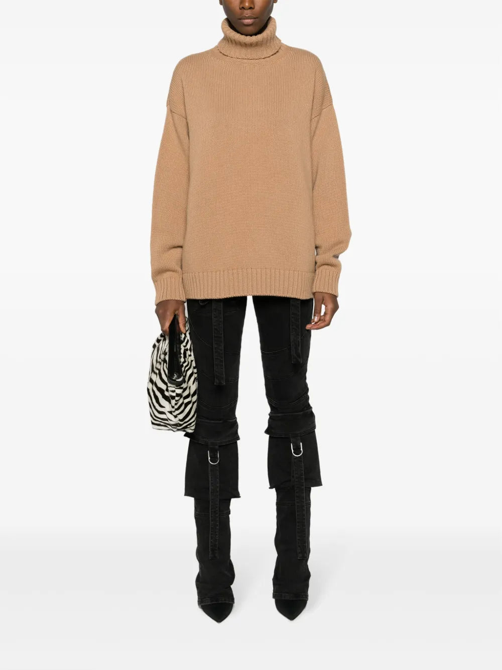 Roll-Neck Virgin-Wool Jumper